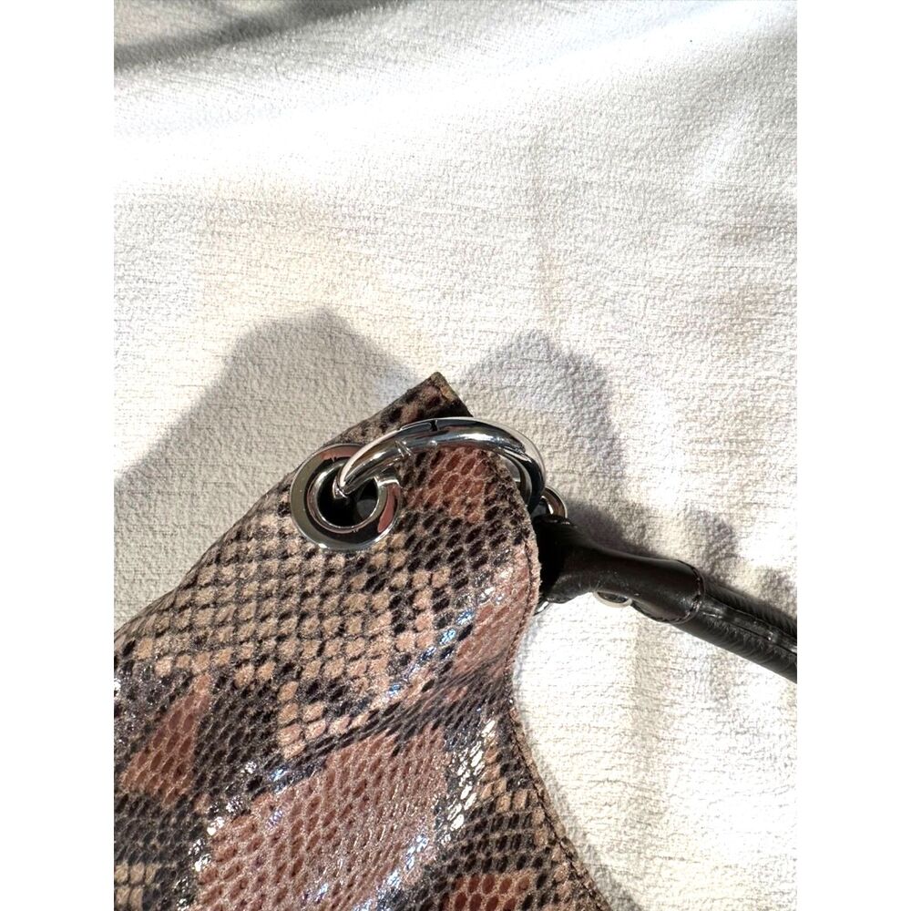 Stunning Python Printed Handbag From Minelli - image 5